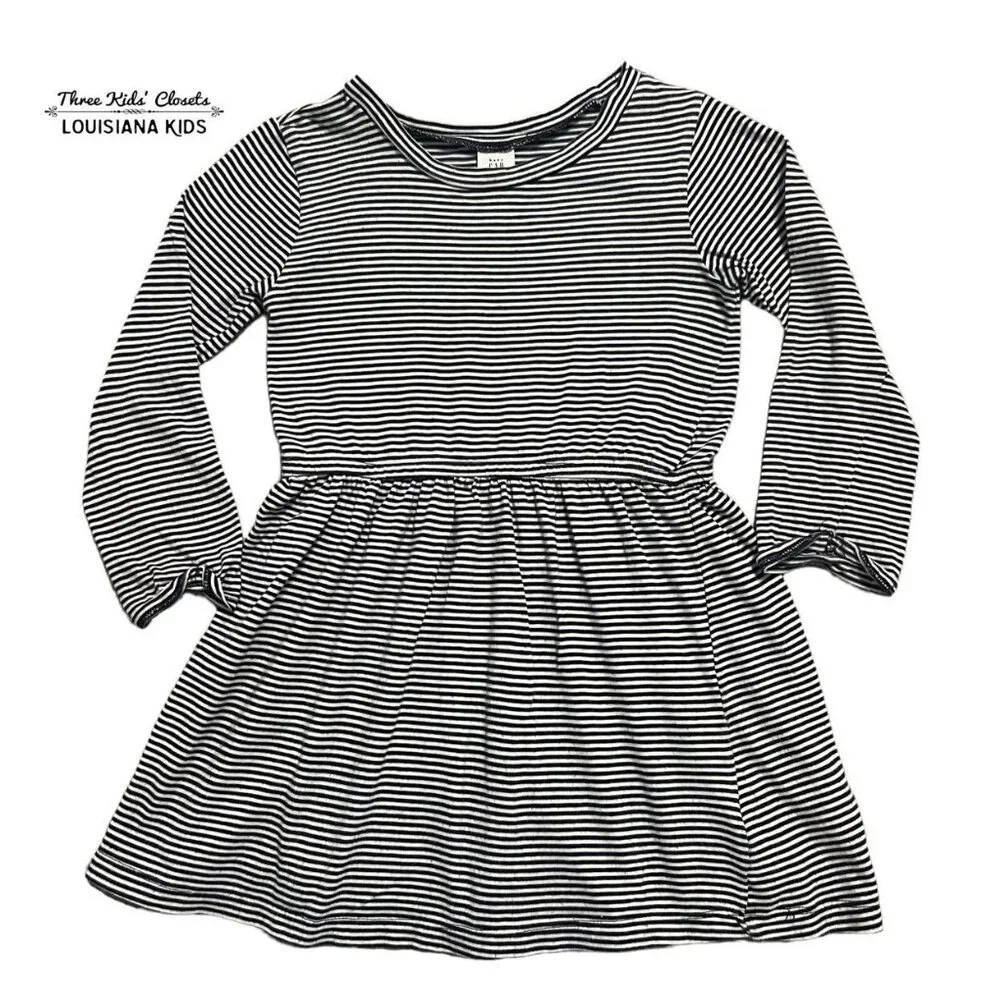 Baby Gap 3Y Striped Knit Dress